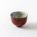 根来 たっぷり碗小 花唐草