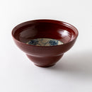 根来 ワイドリム鉢 小 花唐草