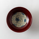 根来 ワイドリム鉢 小 花唐草