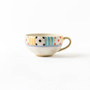 手描きスープカップ　ドット＆ライン