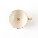 手描きスープカップ　ドット＆ライン