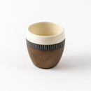 金彩焼酎ビールカップ　白