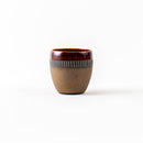 金彩焼酎ビールカップ　あめ色