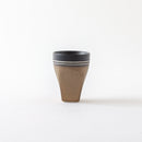 金彩ぐい呑　黒