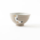 手描きごはん茶碗　ねこ