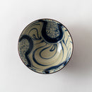 根来 平型多用丼 渦紋