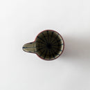 根来 筒型酒器 十草