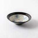 曙 リム平型鉢 花唐草