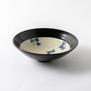 曙 リム平型盛鉢 シダ