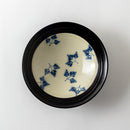 曙 リム平型盛鉢 シダ