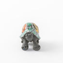 かめ　赤絵　バラ