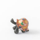 かめ　赤絵　赤色