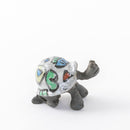 かめ　赤絵　白ブロック