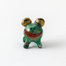 カエル　赤絵　緑