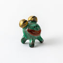 カエル　赤絵　緑