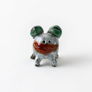 カエル　赤絵　シルバー