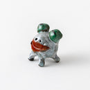 カエル　赤絵　シルバー