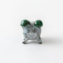 カエル　赤絵　シルバー