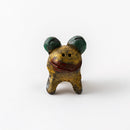 カエル　赤絵　ゴールド