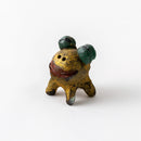 カエル　赤絵　ゴールド