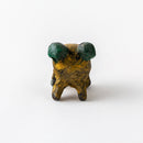 カエル　赤絵　ゴールド