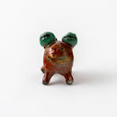 カエル　赤絵　赤