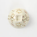 ハマ角茶碗　アラベスク