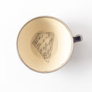 線刻　カフェスープ　パープル