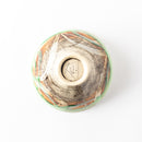 線刻　入れ子ボール(大)　ヒワグリーン