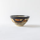 線刻　入れ子ボール(大)　ブラック