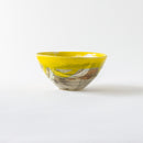 線刻　入れ子ボール(大)　イエロー