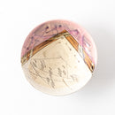 線刻　万能平鉢　ピンク