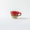 線刻　ミニコーヒー　レッド