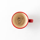 線刻　ミニコーヒー　レッド