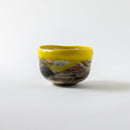 線刻　大福碗　イエロー