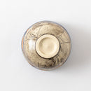 線刻　大福碗　ネイビー