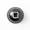 ハマ角茶碗　モカ