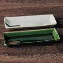 粉引くし目 長角皿（小）