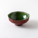 根来 オリベ 削ぎ鉢 中