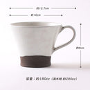 粉引くし目 コーヒーカップ