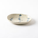 楕円取皿 花つなぎ