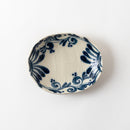 楕円取皿 ツル唐草