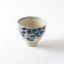 高台４寸丼 ツル唐草