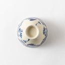 高台４寸丼 ツル唐草