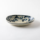 楕円カレー鉢 ツル唐草