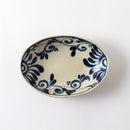 楕円カレー鉢 ツル唐草