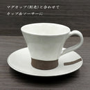 粉引くし目 16cm皿