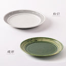 粉引千段 18.5cm皿