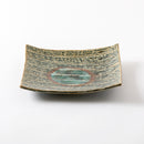 ソギ目大皿　丸紋