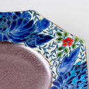 八角大皿　ブルーハルディン